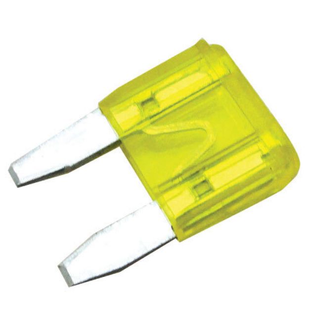 Picture of 20 Amp Mini Blade Fuse